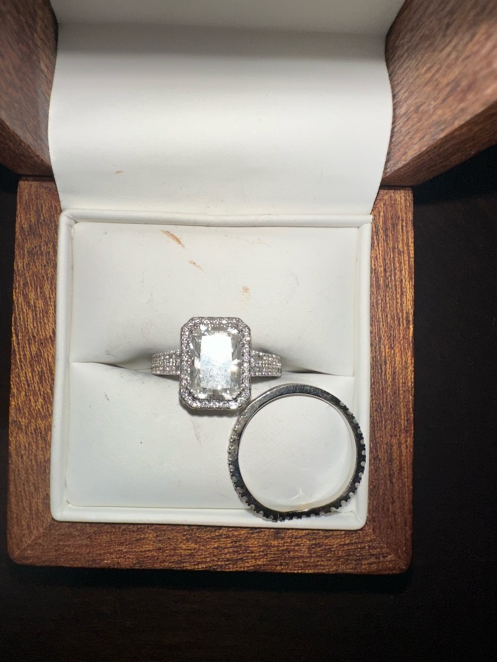3.01 Carat Lab-Grown Radiant Cut Diamond Ring (F/VVS2, IGI Certified)